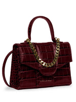 Liselle Kiss Meli Crocodile Leather Handbag