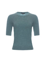 Repeat Basic Short Sleeve Organic Cashmere Sweater