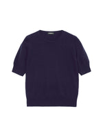 Repeat Basic Short Sleeve Cashmere Sweater