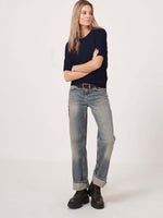 Repeat Basic Short Sleeve Cashmere Sweater