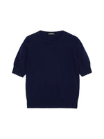 Repeat Basic Short Sleeve Cashmere Sweater