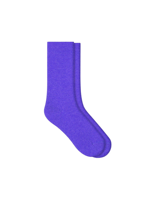 Bleuforêt  Solid Coloured Cashmere Socks - Parma