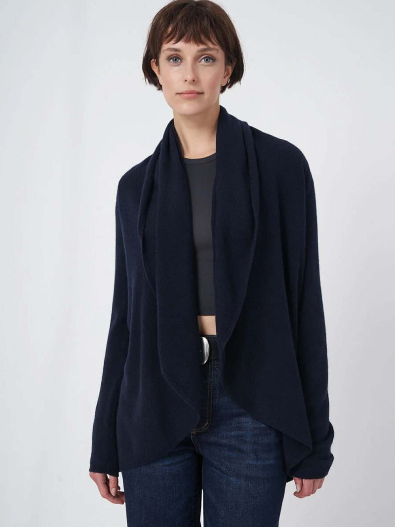 Repeat Cashmere Cardigan with Shawl Neck
