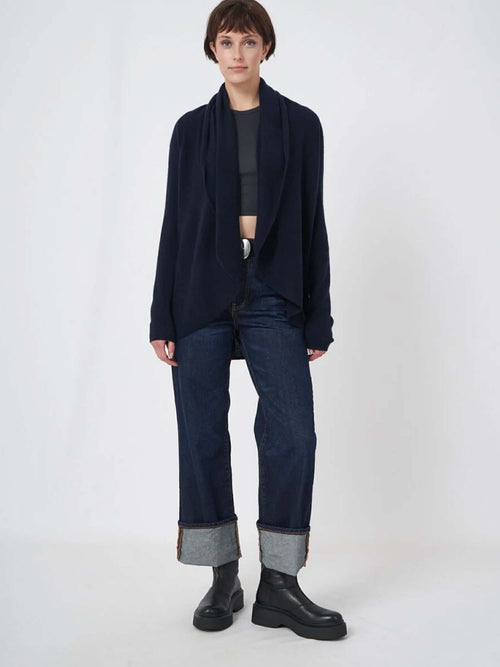 Repeat Cashmere Cardigan with Shawl Neck