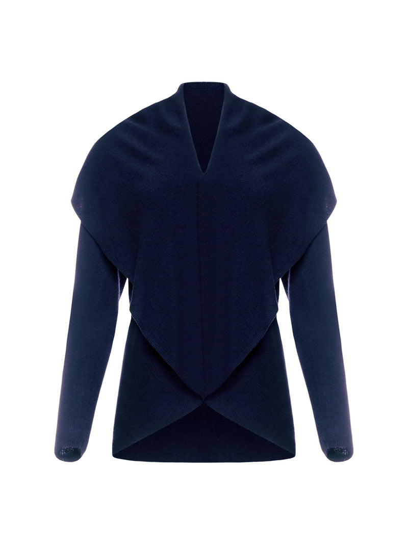 Repeat Cashmere Cardigan with Shawl Neck