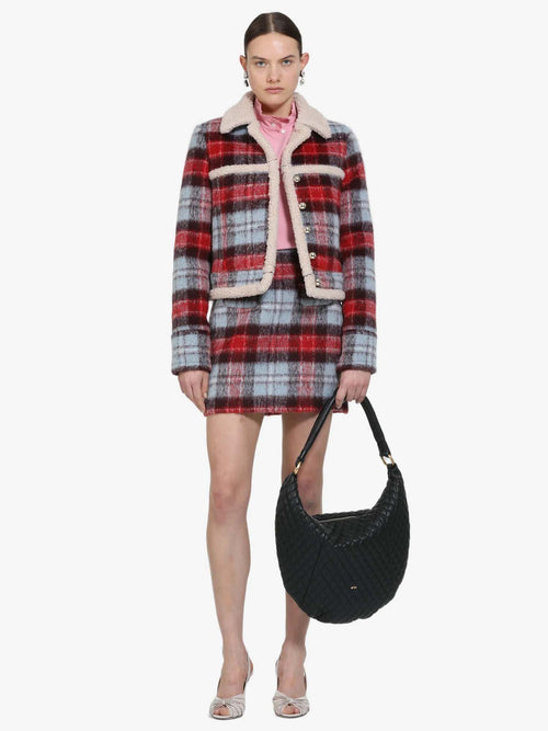 N°21 Checked Mini Skirt