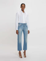 Victoria Beckham Cropped Long Sleeve Shirt