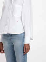 Victoria Beckham Cropped Long Sleeve Shirt