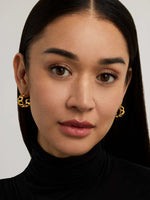 Dean Davidson Crosby Link Huggie Hoops