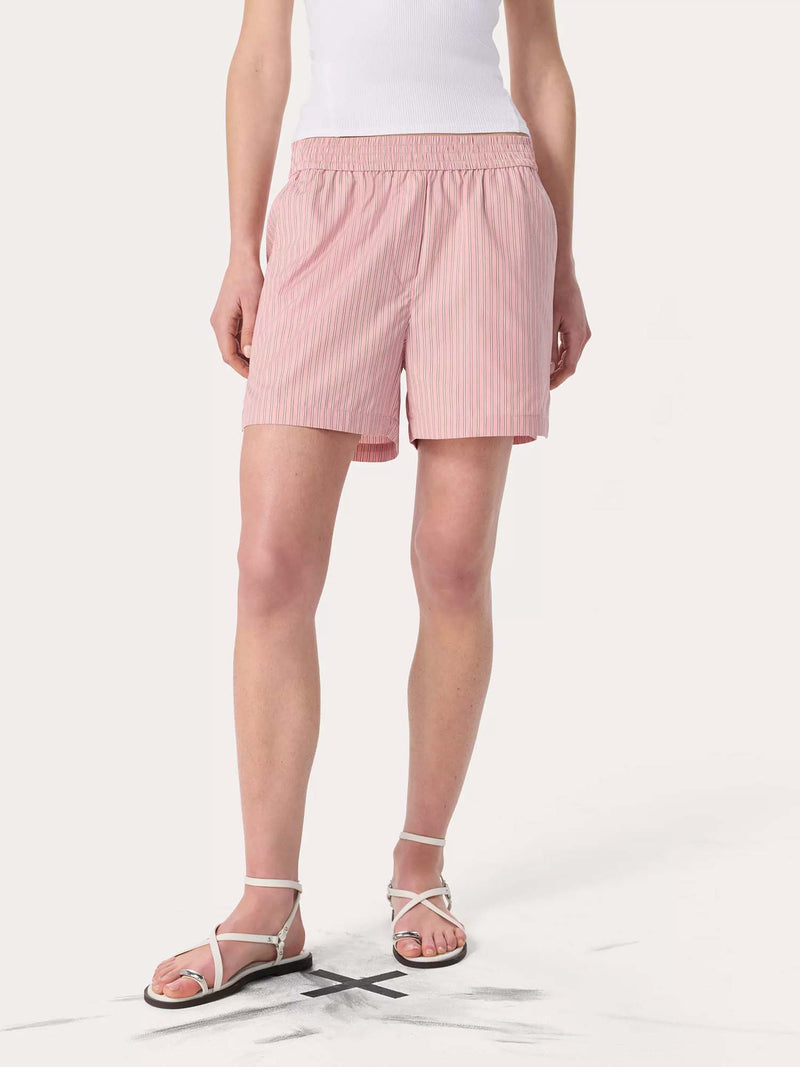 Rag & Bone Emma Stripe Poplin Shorts