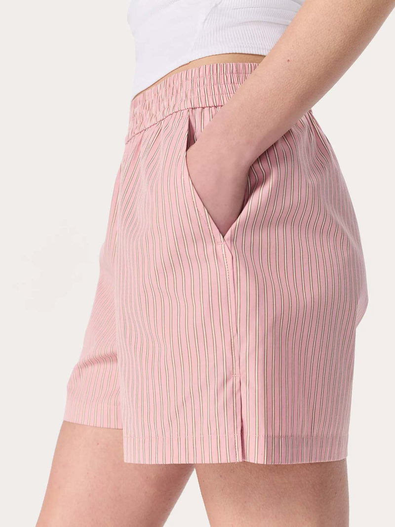 Rag & Bone Emma Stripe Poplin Shorts