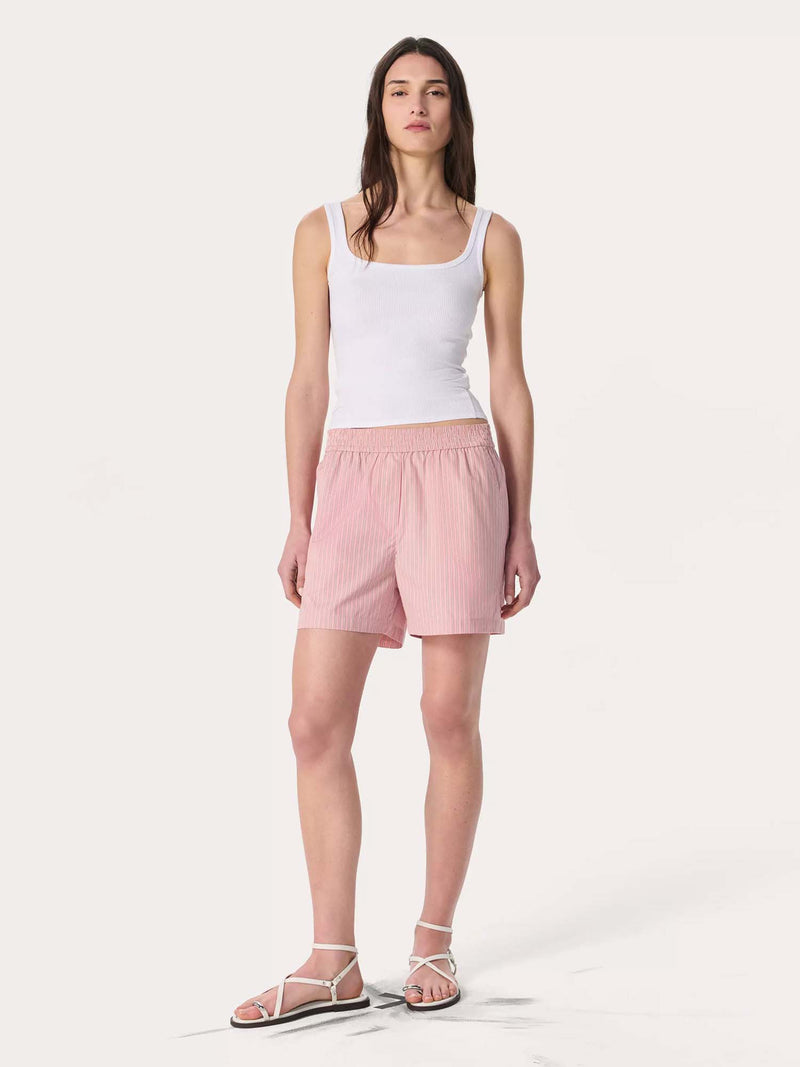 Rag & Bone Emma Stripe Poplin Shorts
