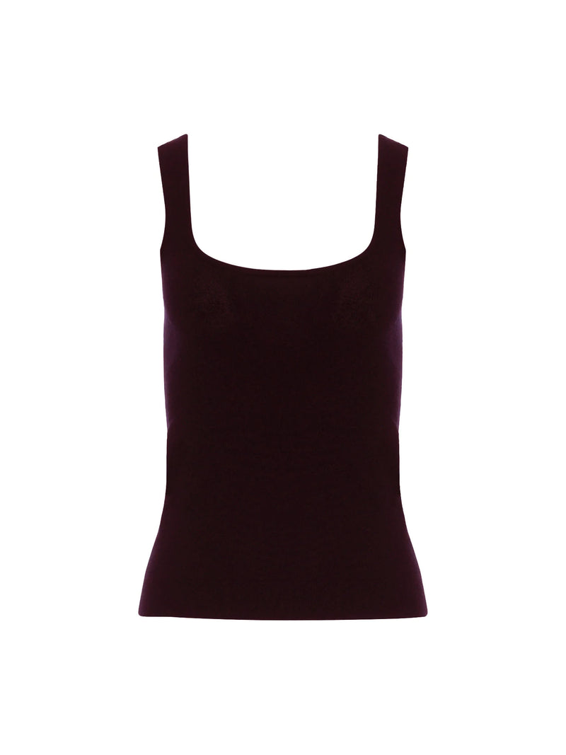 Patrick Assaraf Fitted Merino Tank