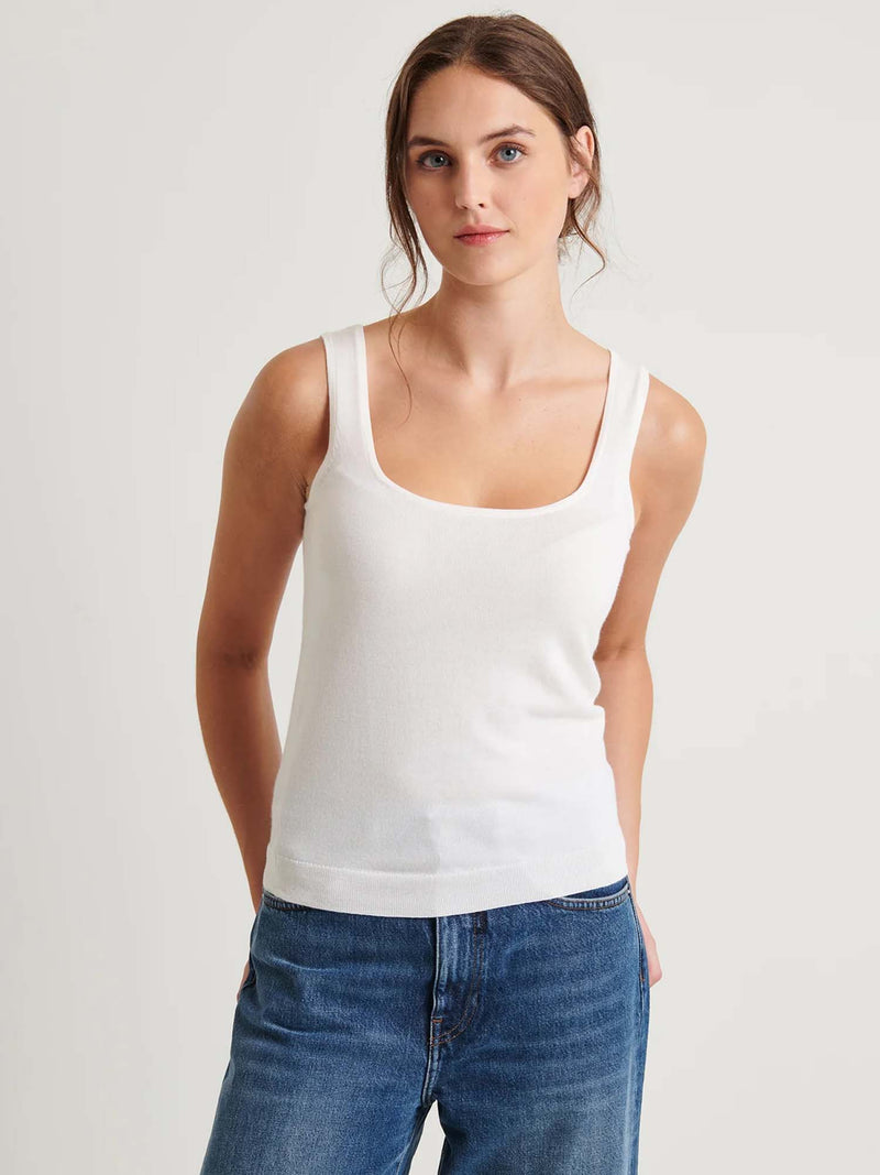 Patrick Assaraf Fitted Merino Tank