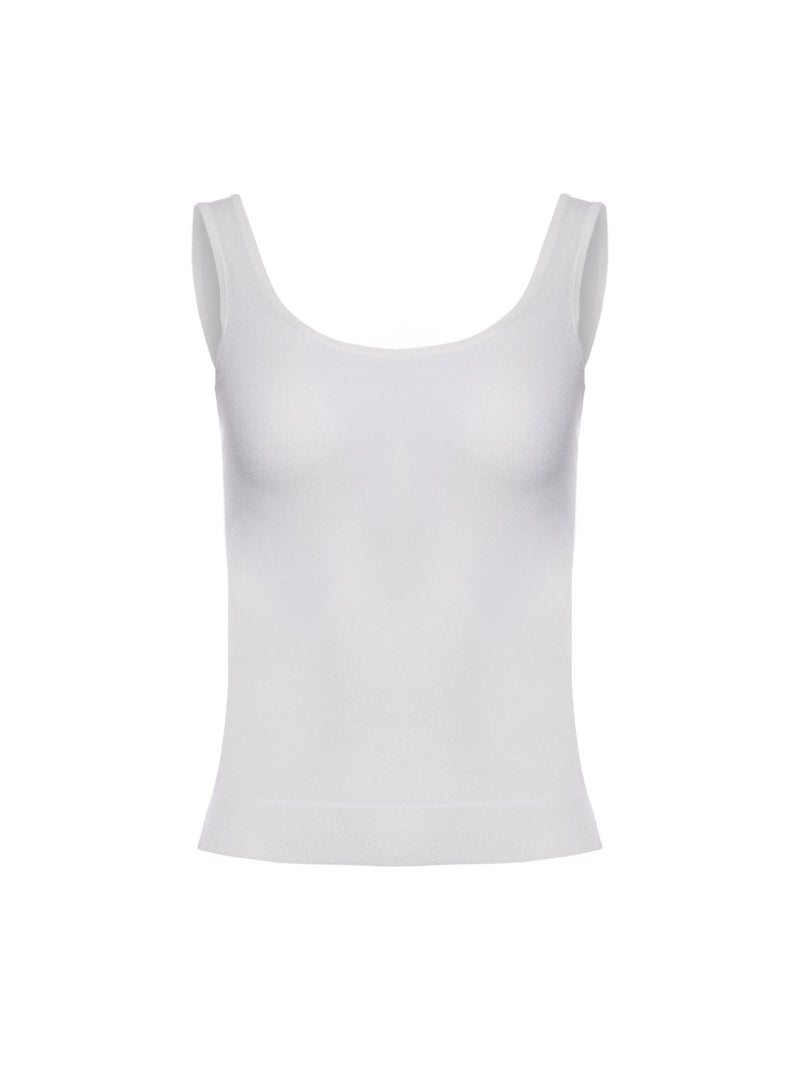 Patrick Assaraf Fitted Merino Tank