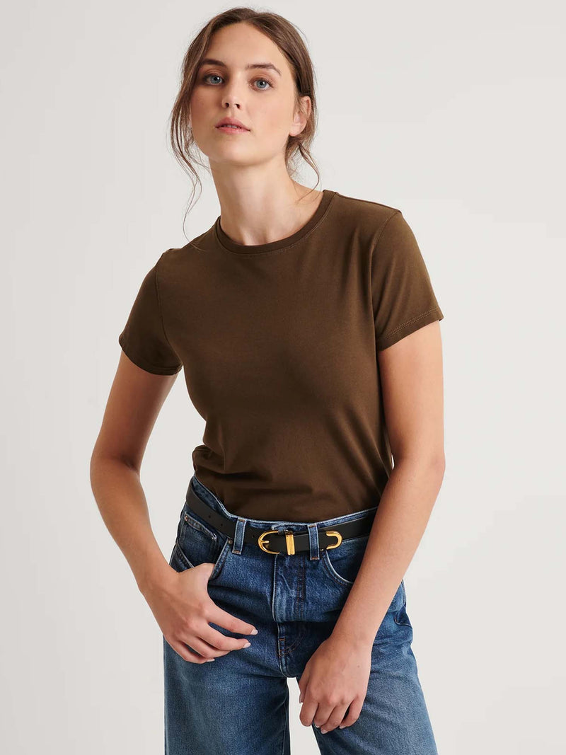 Patrick Assaraf Fitted Crewneck T-Shirt