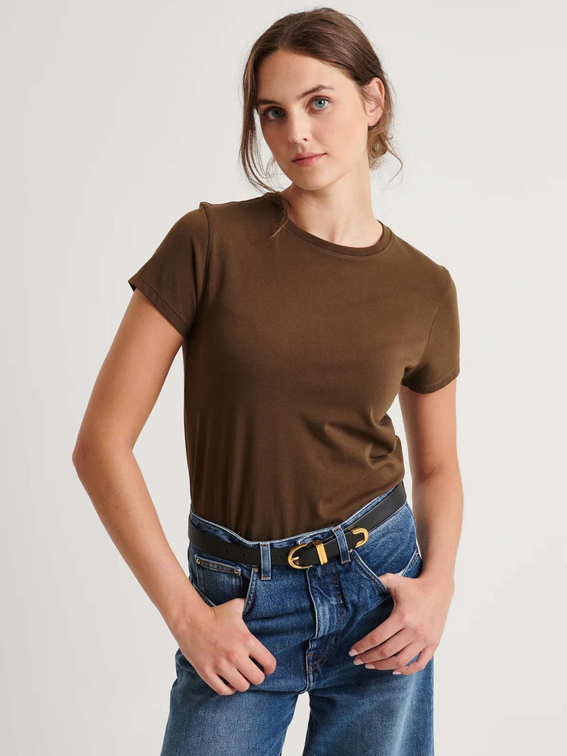 Patrick Assaraf Fitted Crewneck T-Shirt