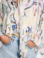 Dorothee Schumacher Floral Twist Tie Detail Blouse