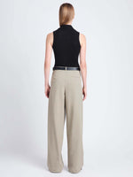 Proenza Schouler White Label Florence Top in Matte Crepe Jersey