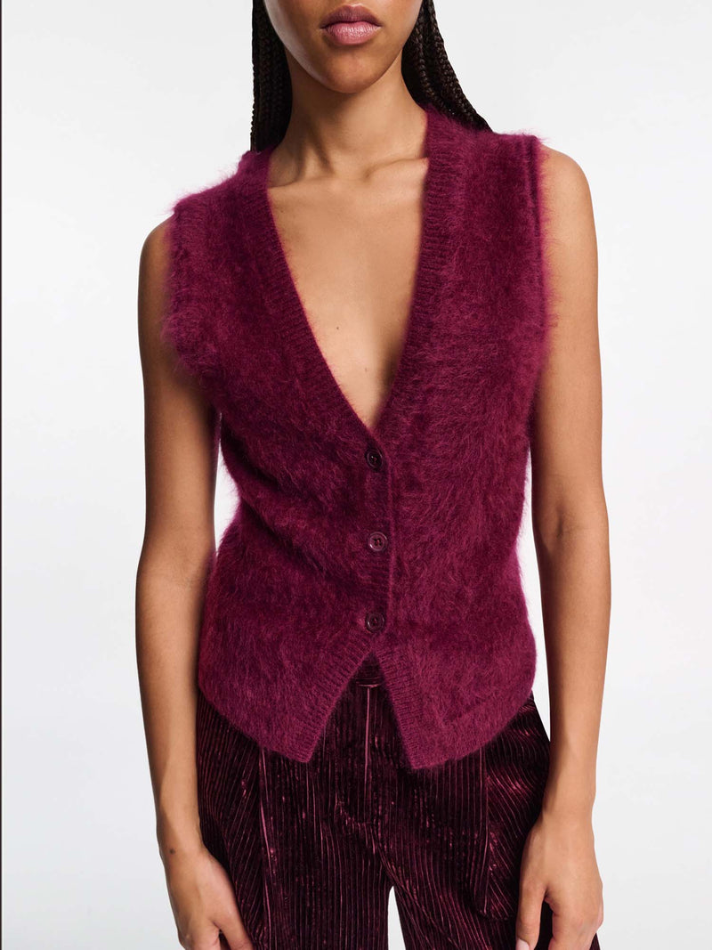 Dorothee Schumacher Fluffy Luxury Sleeveless Top