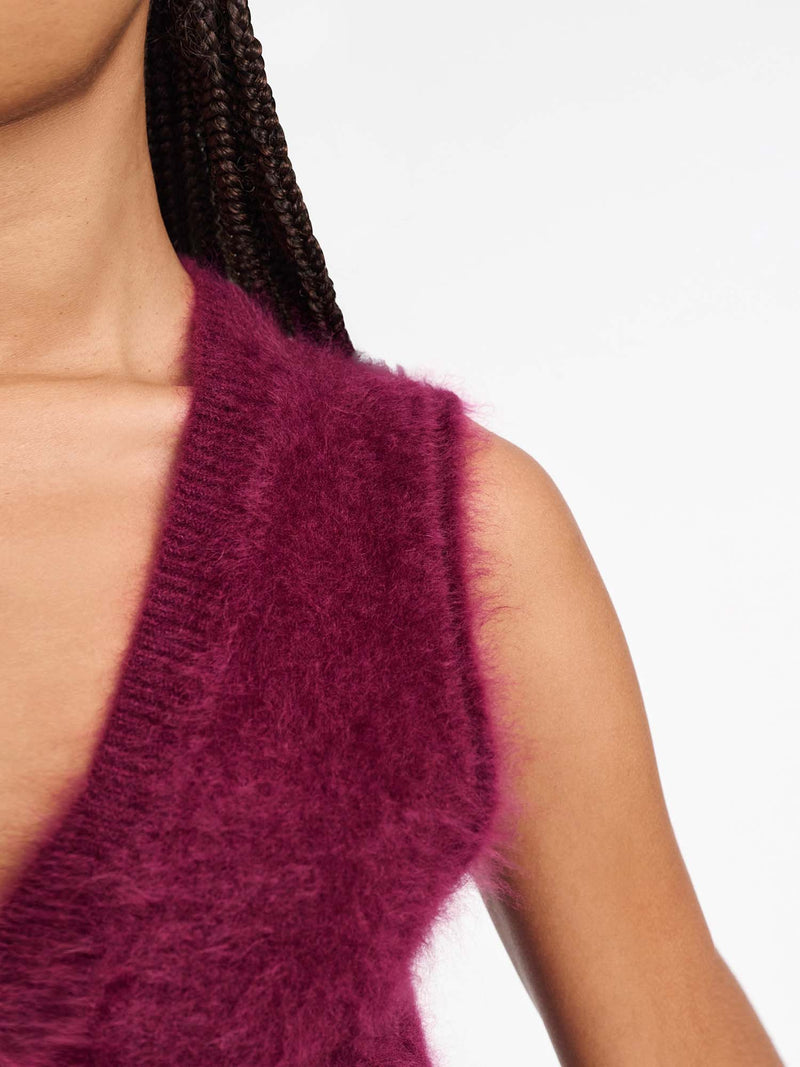 Dorothee Schumacher Fluffy Luxury Sleeveless Top