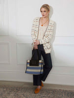 QL2 Sabina Ankle Relaxed Straight Pant Navy