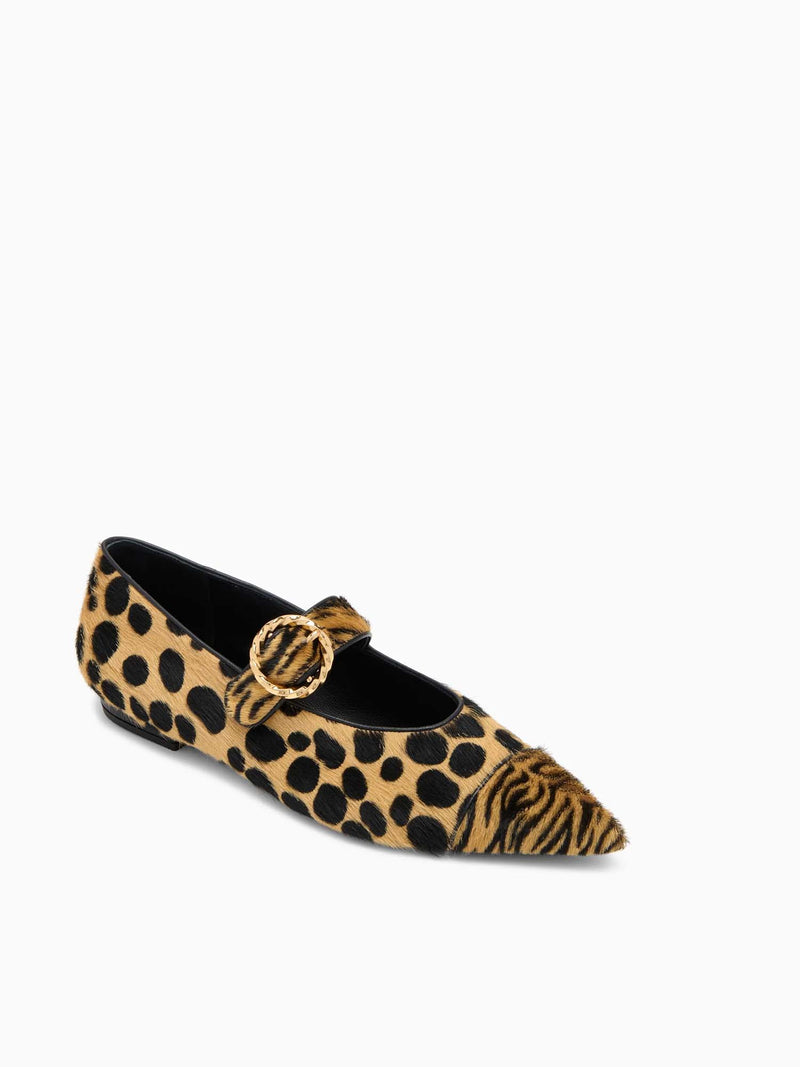 Ulla Johnson Kiki Calf Hair Flat