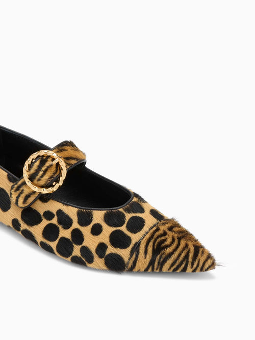 Ulla Johnson Kiki Calf Hair Flat