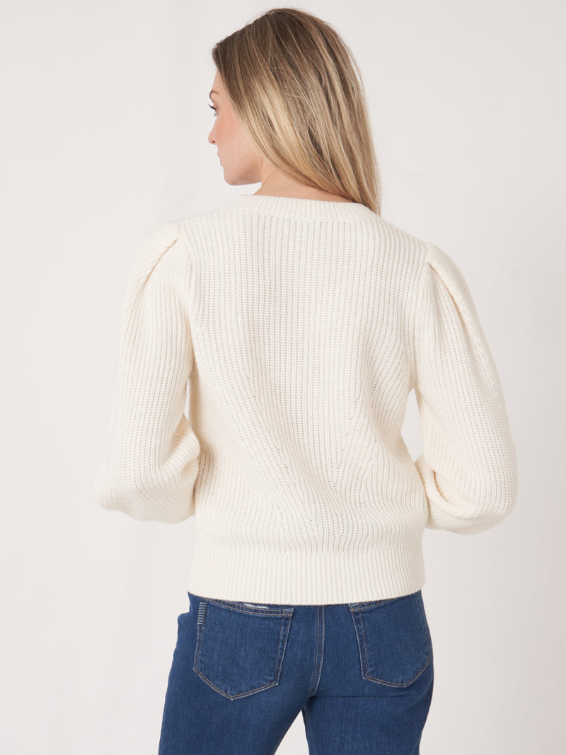 Repeat Knit Wool Pullover