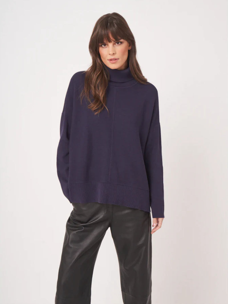 Repeat Knitted Turtleneck Pullover