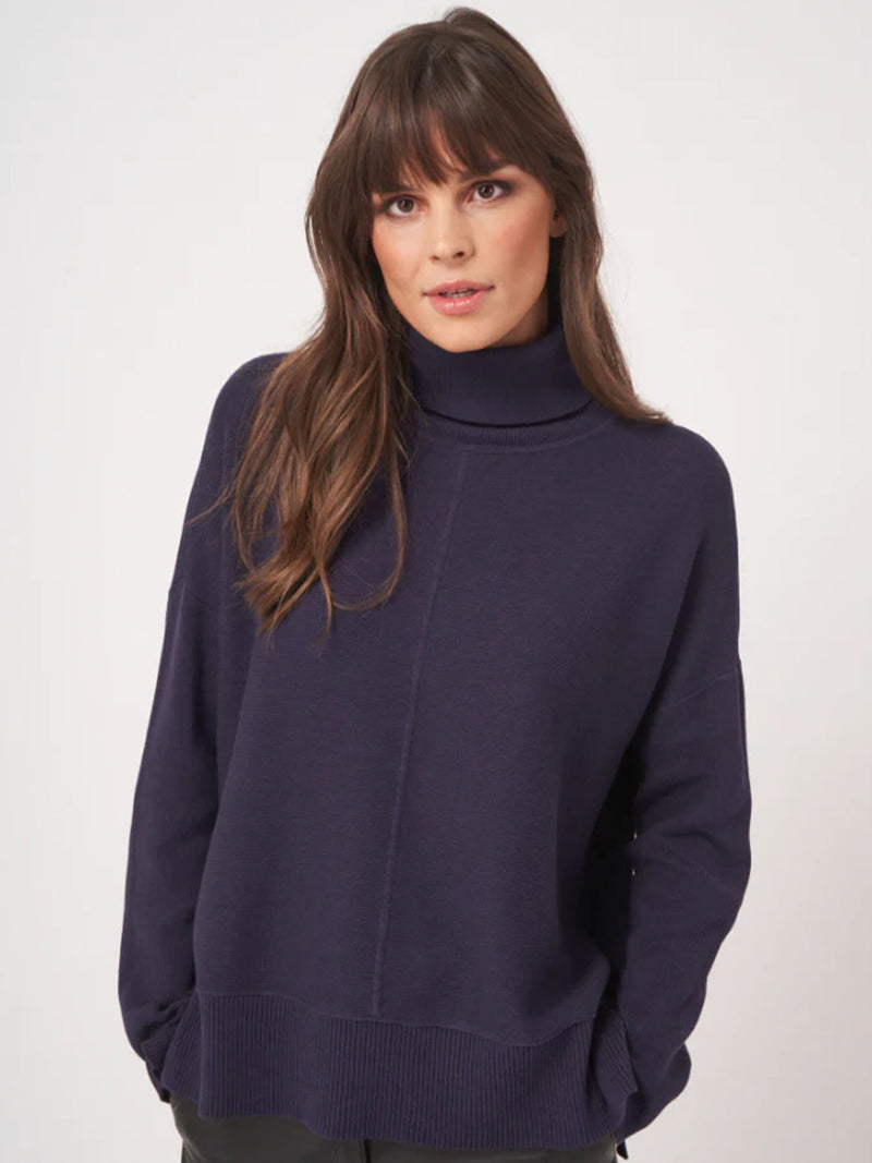 Repeat Knitted Turtleneck Pullover