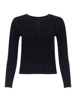 Patrick Assaraf Vintage Rib Henley