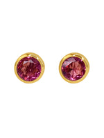 Dean Davidson Signature Large Knockout Studs G/Vivid Pink