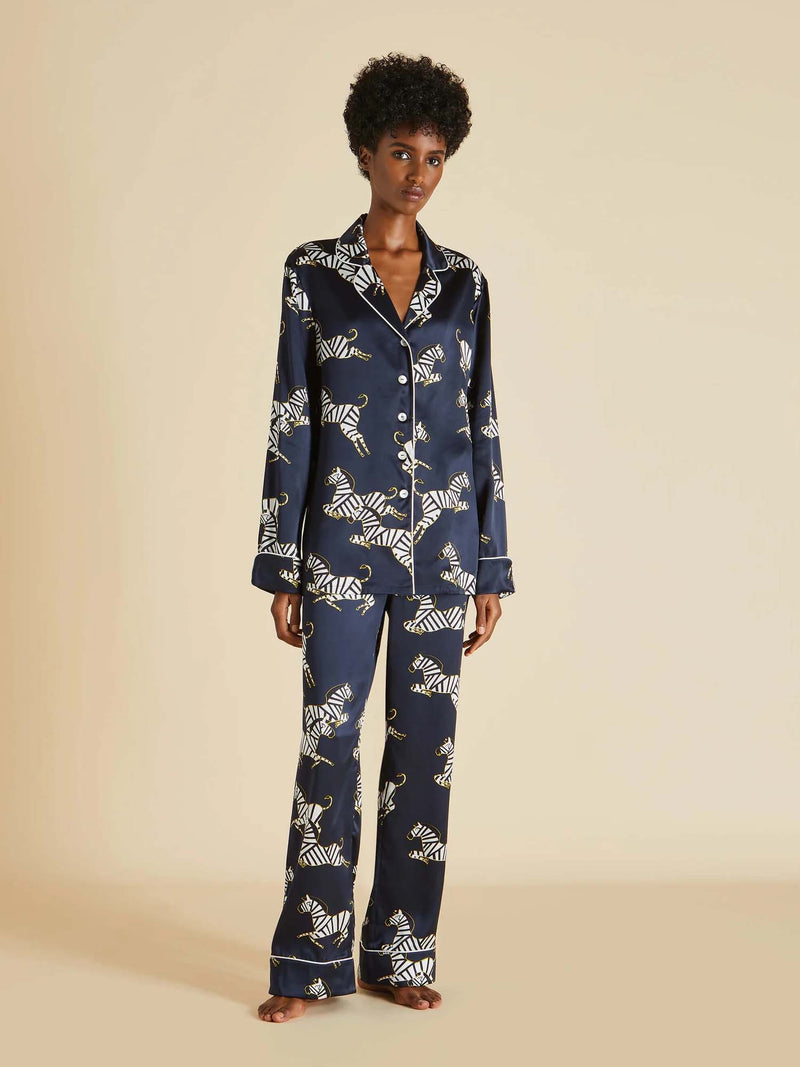 Olivia von Halle Lila Silk Pajama Set