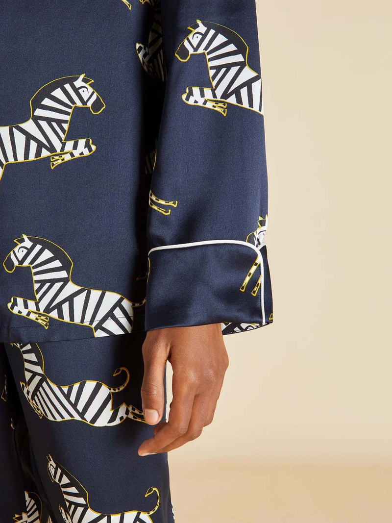 Olivia von Halle Lila Silk Pajama Set