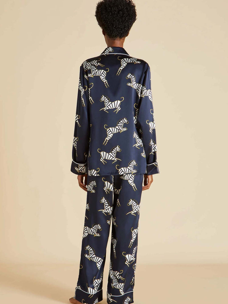 Olivia von Halle Lila Silk Pajama Set
