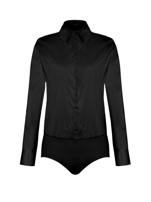Wolford London Effect Panty Body Suit Black