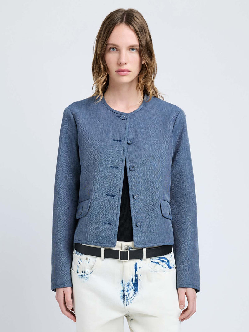 Proenza Schouler Lucas Jacket in Wool Melange