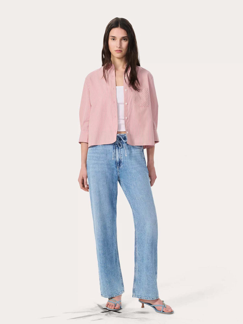 Rag & Bone Lucia Stripe Poplin Shirt