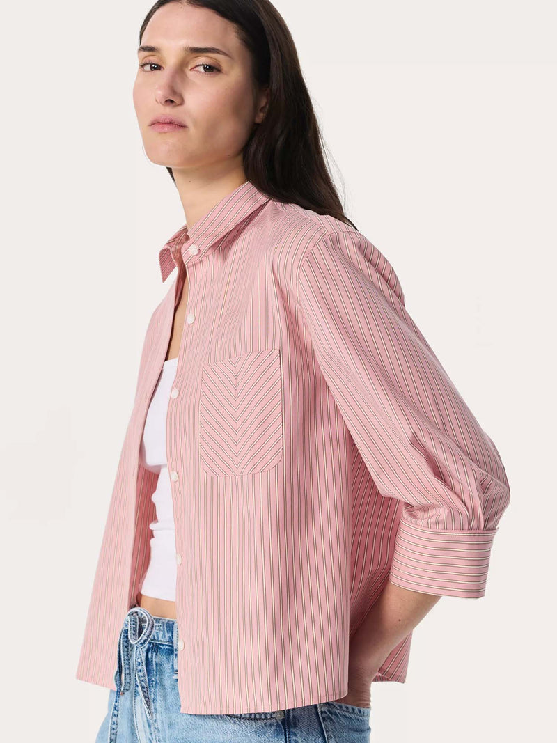 Rag & Bone Lucia Stripe Poplin Shirt