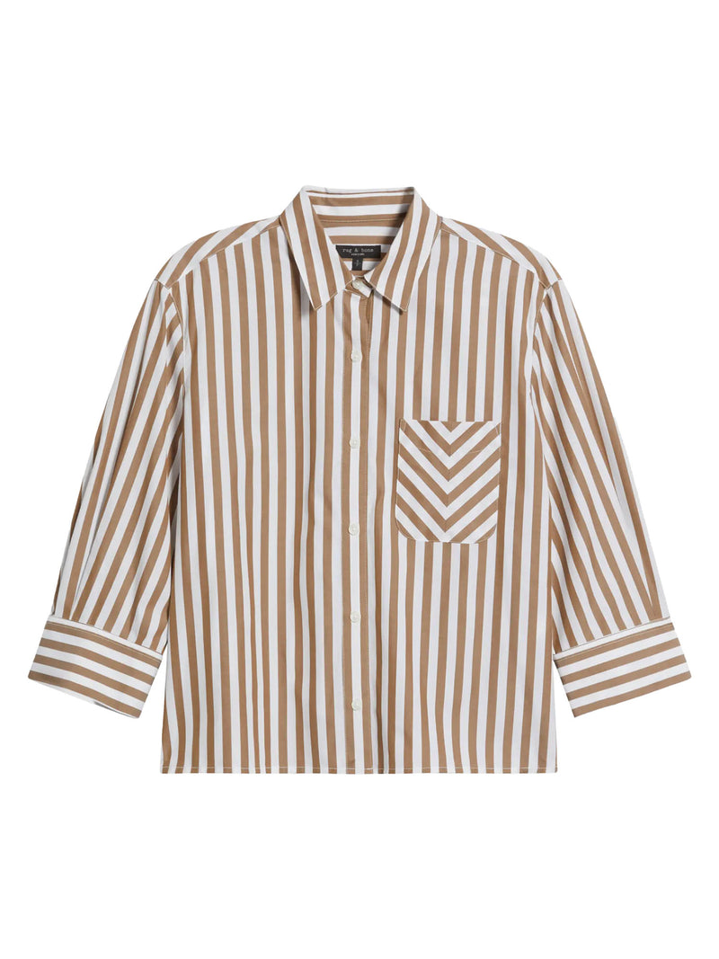 Rag & Bone Lucia Stripe Poplin Shirt
