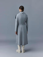 Mackage Mai-CN Wool Wrap Coat Grey Melange