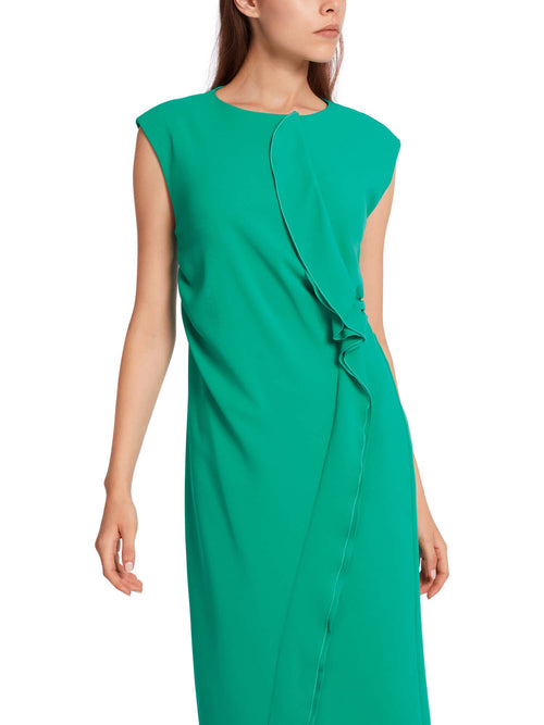 Marc Cain Figure-Hugging Dress with Ruffle Detail