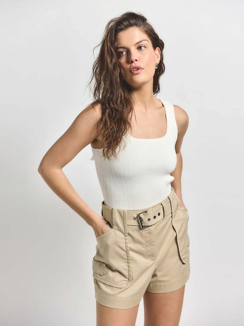 Derek Lam 10 Crosby Monterey Belted Short