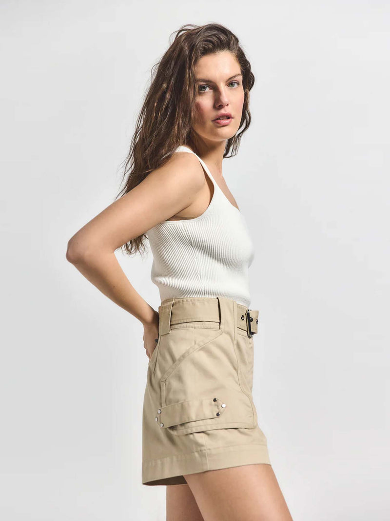 Derek Lam 10 Crosby Monterey Belted Short