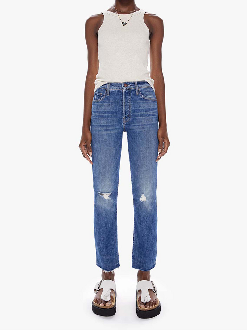 Mother The Tomcat Ankle Fray Jean