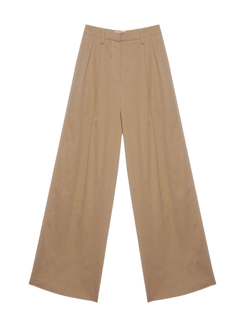 Frame The Pleated Wide-Leg Pants