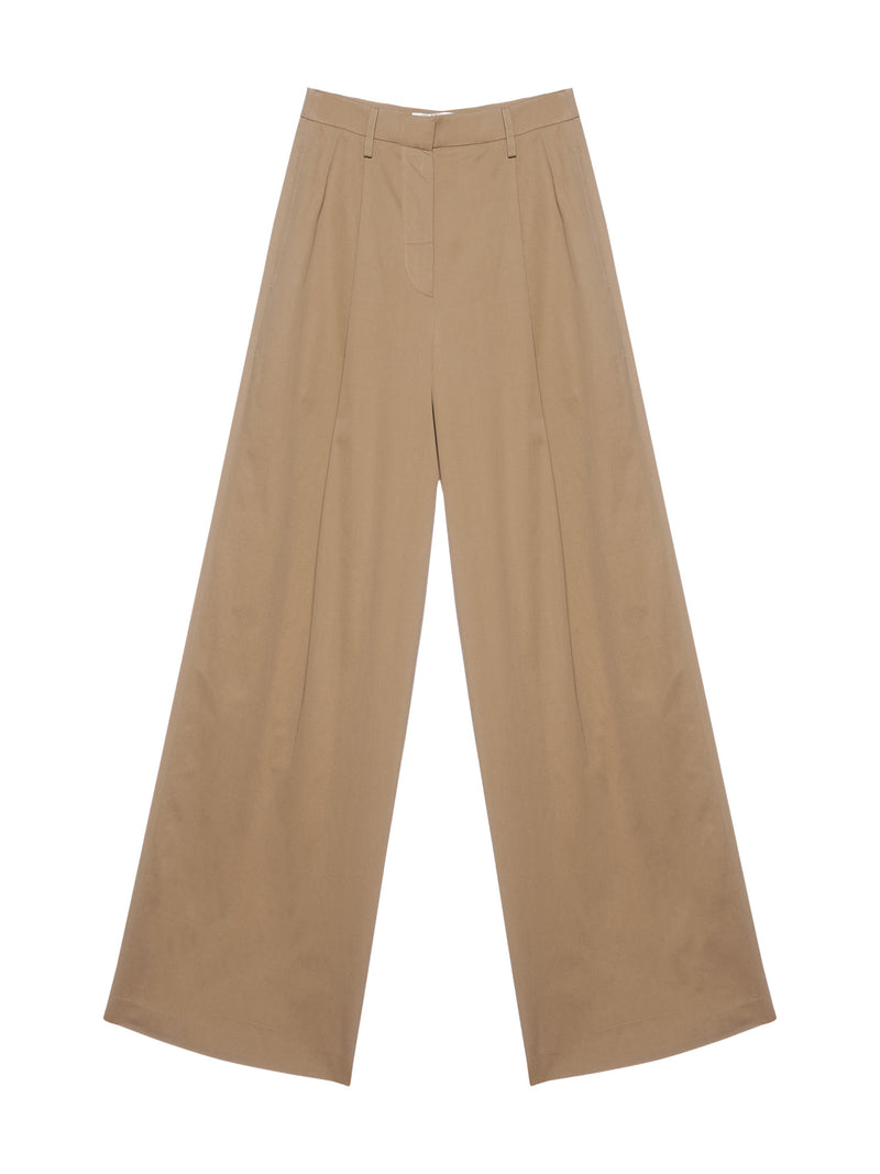 Frame The Pleated Wide-Leg Pants