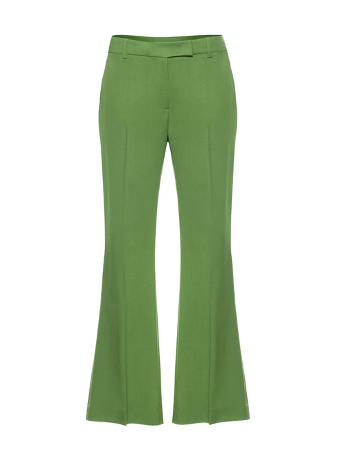 QL2 Nellie Cropped Bootcut Pants Chartreuse