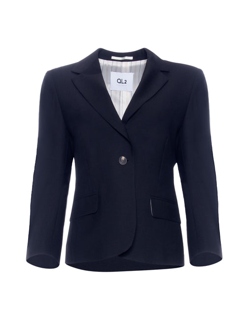 QL2 Beata School Boy Slim Jacket-Navy
